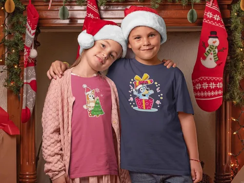 Vista 6 de Personalized Christmas Family Shirt, Christmas Sweatshirts, Matching Cartoon Shirt for Kids Toddler and Adult, Christmas Costume for All Family