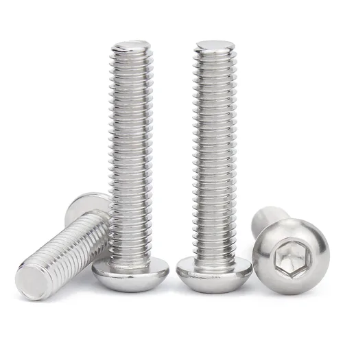 Vista 14 de Tornillo de Cabeza de Botón M3-0.5x12mm con Enchufe de Casquillo, Tornillos M3 de 12mm Métricas, Tornillos Allen Hexagonales, Acero Inoxidable