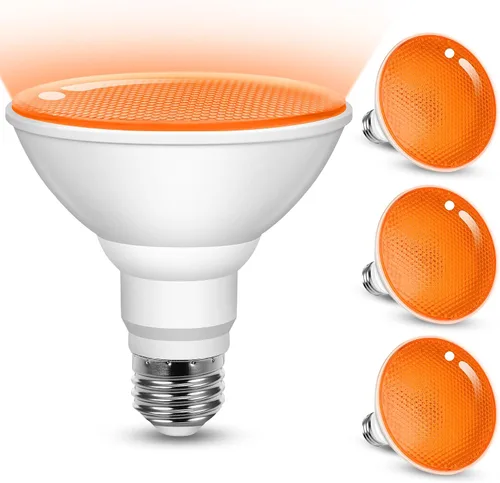 Vista 15 de JandCase Luces LED Anti-Insectos para Exteriores, Bombillas de Luz Anti-Insectos Amarillas de 12W para Exteriores, Equivalente a 100 Vatios