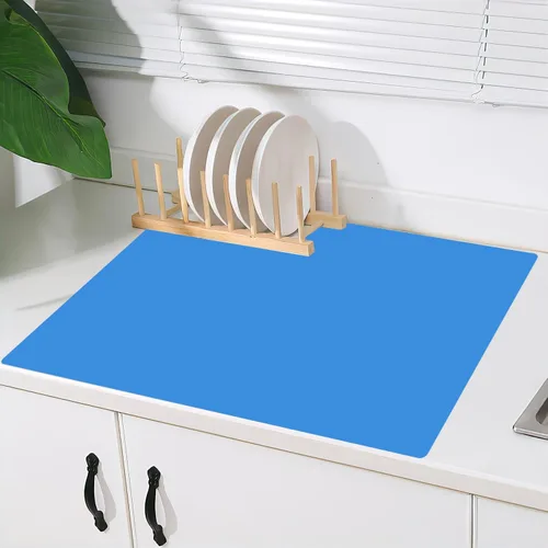Vista 35 de Tapete de silicona súper grande, 120 x 24 pulgadas, tapete de silicona para encimera de cocina, tapete antideslizante resistente al calor, tapete