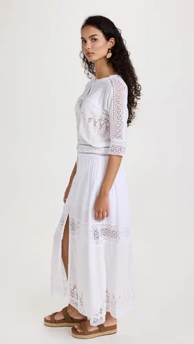 Vista 4 de LOVESHACKFANCY Vestido Beth para mujer