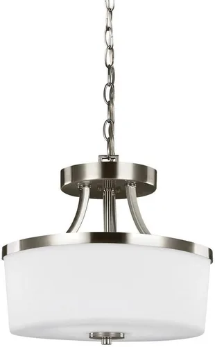 Vista 11 de Sea Gull Lighting 4439104-05 Hettinger - Luces de estilo de tocador de baño, acabado cromado
