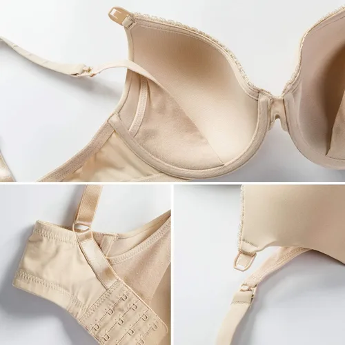 Vista 4 de CALVENA Sujetador de lactancia de maternidad con aros para mujer