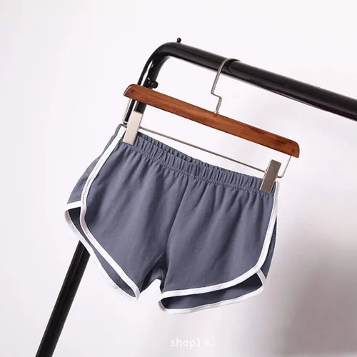 Vista 2 de Pantalones cortos deportivos para mujer, para gimnasio, entrenamiento, yoga, cintura elástica, ciclismo, tenis, correr, voleibol, deportes