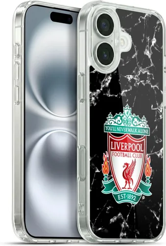 Vista 126 de Oficial LIVERPOOL Football Club 2017/18 Mármol Soft Gel Case para iPhone de Apple 7 Plus/8 PLUS Escudo negro.