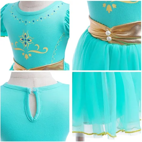 Vista 4 de Disfraces de princesa para bebé, disfraz de cumpleaños, vestido tutú con diadema para Halloween, Navidad, fiestas