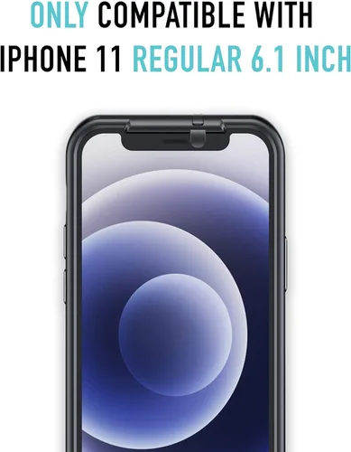 Vista 2 de Funda Spy-Fy para iPhone 11 con cubiertas para cámara delantera y trasera Protege tu privacidad A prueba de caídas desde 6 pies 15,49 cm