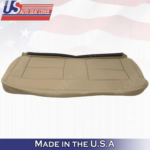 Vista 5 de Cubierta trasera de piel para el conductor Tan 2005 2006 2007 2008 Compatible con Ford F150 Lariat