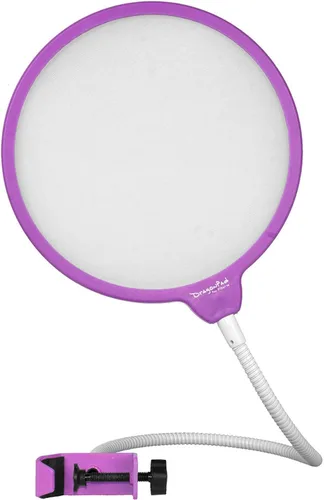 Vista 8 de Studio Micrófono Mic viento visualización Filtro pop filtro Pop dragonpad Soporte Giratorio 360 flexible cuello de cisne Holder, Negro/Blanco