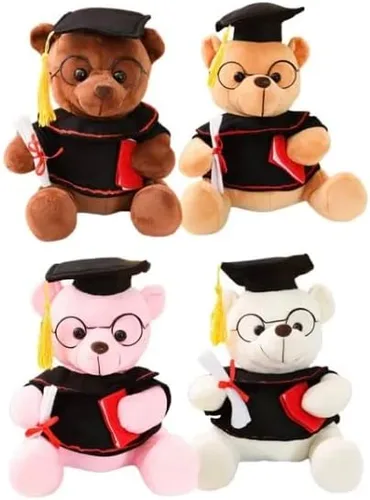 Vista 6 de Graduación Teddy Bear Peluche Animal de peluche (blanco)