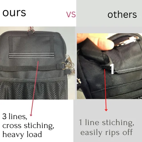 Vista 4 de MOMOZEE Bolsa de enfermera, artículos esenciales de enfermería para enfermeras riñonera, artículos esenciales para estudiantes de enfermera