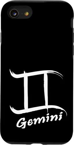 Vista 18 de iPhone 16 Gemini Sign With Zodiac Symbol Astrological Womens Mens Case