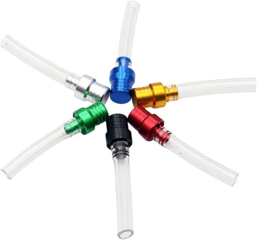 Vista 4 de PRO BAT Paquete de 5 tapones de gasolina CNC para motocicleta, tubo de ventilación bidireccional para motocross, Pit Bike ATV All Factory CRF XR CR
