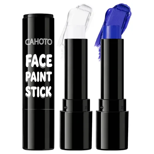 Vista 30 de Barra de pintura blanca para el cuerpo de la cara, pintura deportiva Blanco