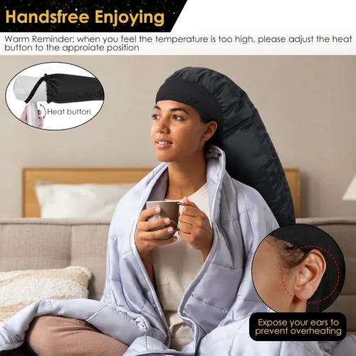 Vista 5 de TEPENAR Accesorio para secador de pelo: tapas ajustables para secadora de pelo extra grandes mejoradas, fáciles de usar para el cuidado del cabello