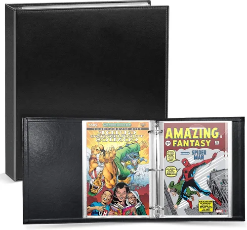 Vista 9 de Bolsas para cómics, fundas para encuadernación de cómics, paquete de 12 bolsas protectoras para cómics