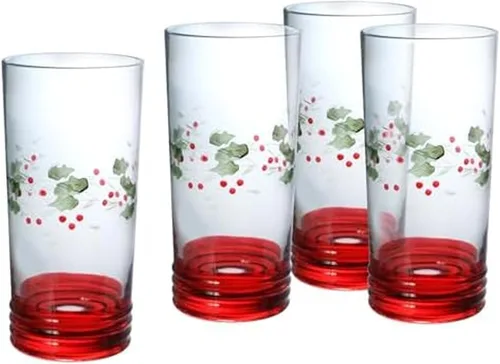 Vista 7 de Pfaltzgraff Winterberry Set of 4 Water Goblets, 14 Ounce (Pack of 4)
