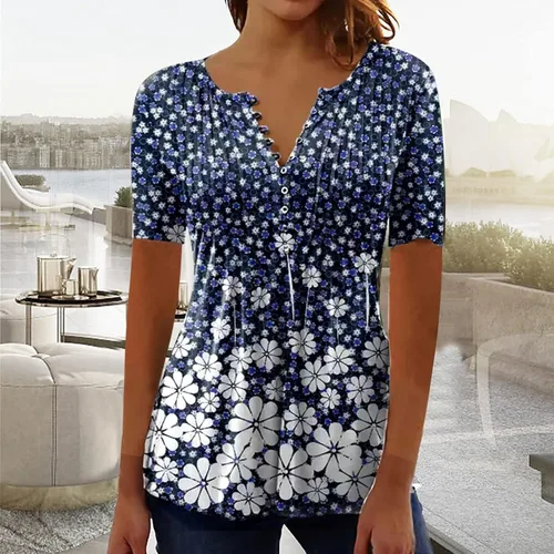 Vista 2 de Compression Long Sleeve Women Tops for Women Suitable Trendy Sexy See Through Mesh Short Sleeve V Neck