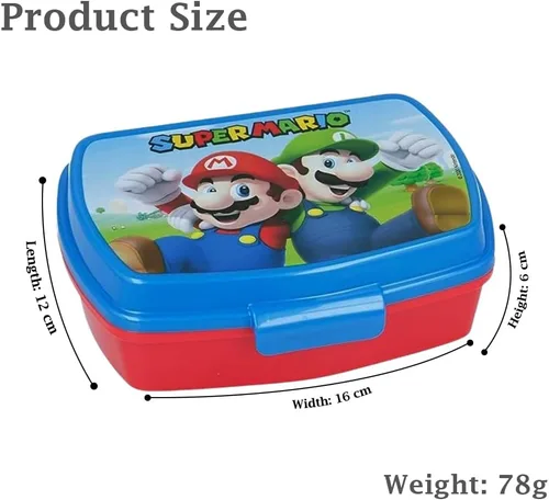 Vista 2 de Stor Caja de sándwich divertida Super Mario