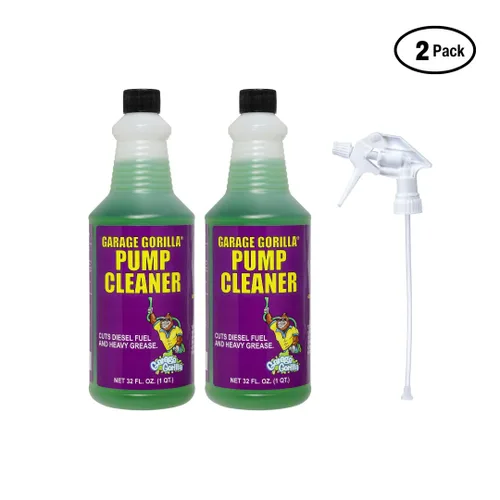 Vista 2 de Limpiador de bomba, desengrasante biodegradable resistente, para bombas de gas y hormigón, limpia combustible diésel y grasa pesada, con desodorante
