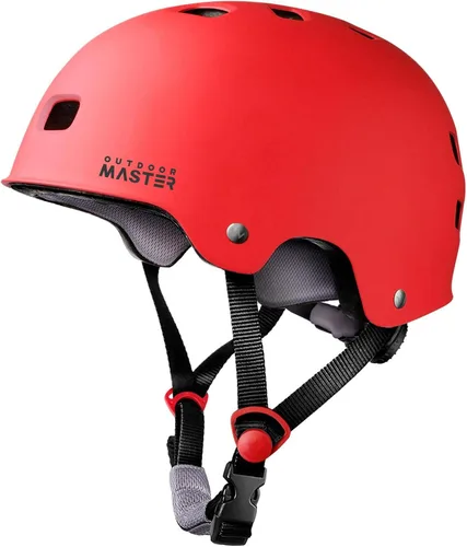 Vista 9 de OutdoorMaster - Casco de patineta y ciclismo, dos forros extraíbles, ventilación, para varios deportes, scooter, patinaje en línea, patinaje