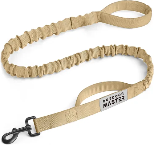 Vista 25 de Correa de cuerda elástica para perros Outdoormaster; para mayor seguridad y comodidad de su perro., M