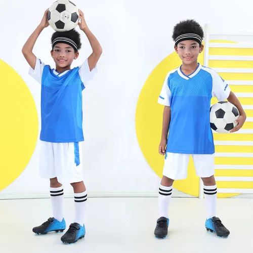 Vista 2 de Brooman - Tacos de fútbol para niños y niñas, zapatos deportivos con tacos para usar al aire libre