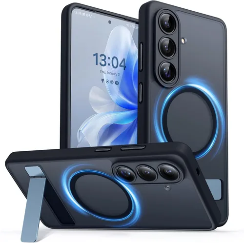 Vista 51 de CANSHN Funda diseñada para Samsung Galaxy A16-5G [protección completa de la cámara] [compatible con Magsafe] funda protectora trasera translúcida