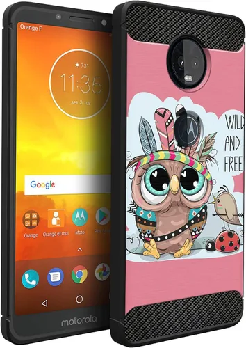 Vista 38 de CasesOnDeck - Funda compatible con Motorola Moto Z4 / Moto Z4 Play, funda de diseño de Moto Z4 Play, delgada, flexible, elegante, protección contra