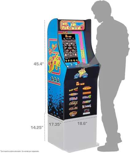 Vista 2 de Arcade1Up Ms. Pac-Man Classic SE Máquina de Arcade