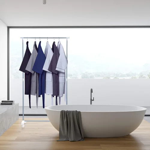 Vista 5 de Lotus Linen Bata de baño de algodón SPA para hombre, bata suave de lujo para hombre