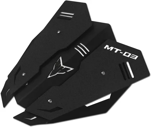 Vista 4 de Parabrisas delantero para motocicleta compatible con Yamaha MT-03 MT-25 2020 (MT-03, azul)