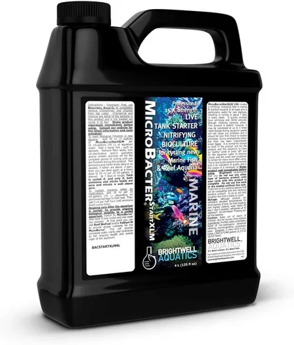 Vista 8 de Brightwell Aquatics MicroBacter Start XLM Marine Tank Ciclismo Ayuda, 1L