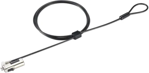 Vista 9 de Kensington Cable de Combinación con Barra en T Ranura de Bloqueo Estándar para Laptops, Contraseña Restablecible de 4 Dígitos con Cable de 6 Pies