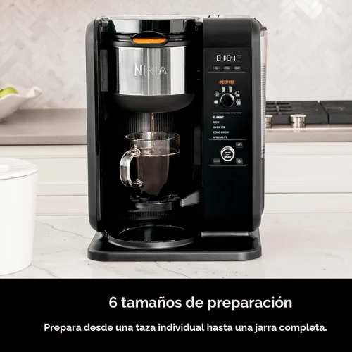 Vista 5 de Shark Ninja CP307 Sistema de preparación fría y caliente con jarra térmica, Cafetera de café, Negro