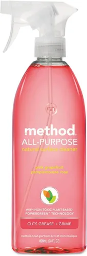 Vista 2 de Method - Spray de limpieza natural multiusos de superficies, paquete variado de 28 onzas, pomelo, lavanda, clementina), 28 onzas líquidas