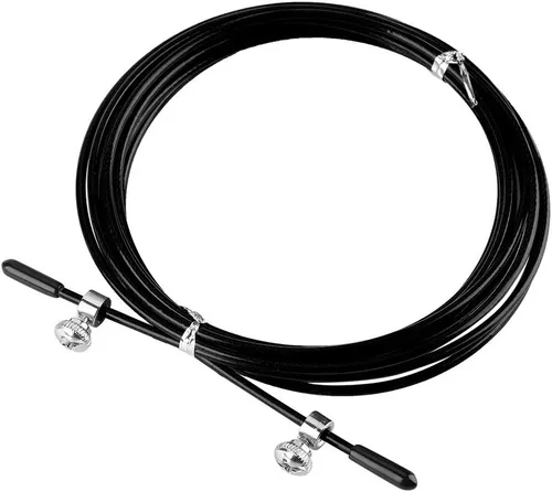 Vista 8 de Cuerda de saltar, cuerda de saltar de velocidad ajustable con mango de aleación de aluminio para fitness, gimnasio en casa y ejercicio