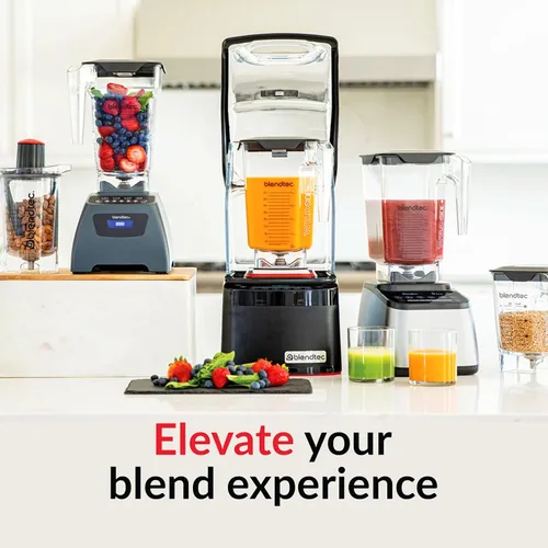 Vista 2 de Blendtec Tarro comercial FourSide de 75 onzas, tarro de repuesto de cuatro lados, compatible con la mayoría de las licuadoras Blendtec - Capacidad