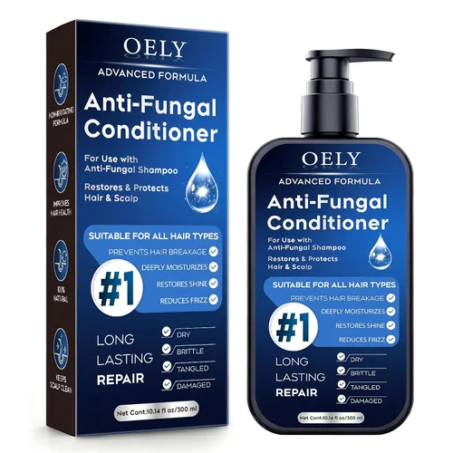 Vista 9 de Champú antifúngico para dermatitis seborreica, foliculitis y psoriasis del cuero cabelludo, champú anticaspa para hombres y mujeres, alivia