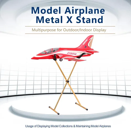 Vista 2 de Soporte de avión FMS Rc Modelo Avión X Soporte de exhibición/Soporte V2 - Oro