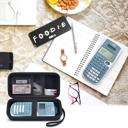 Vista 8 de Funda para calculadora TI-30XS/TI-30XIIS/TI-30Xa/TI-36X Pro Negro