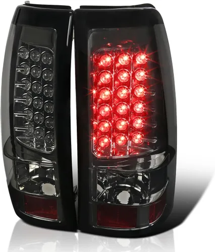 Vista 8 de SPEC-D TUNING Luces traseras LED de carcasa negra compatibles con Chevy Silverado 1500 2500 3500 2003-2006, Chevy Silverado 3500 2004-2006, montaje