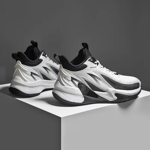 Vista 8 de ASHION Mens Basketball Shoes Breathable Walking Sneakers Professional Basketball Sports Tennis Running Shoes