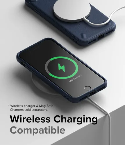Vista 7 de Ringke Onyx - Funda protectora compatible con iPhone SE 5G (3ª generación, 2022), resistente, duradera, a prueba de golpes, de poliuretano marino