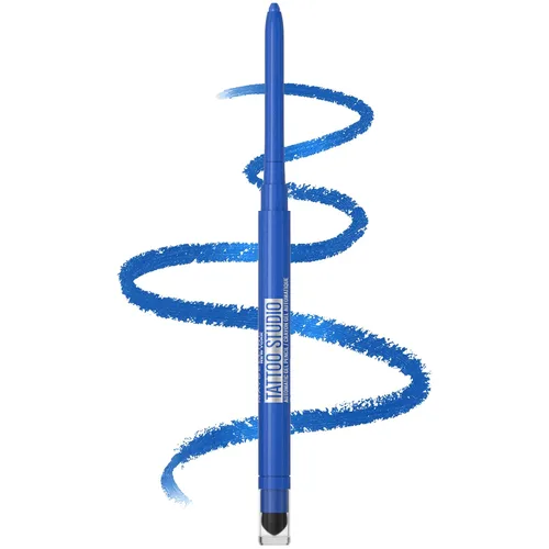Vista 10 de Maybelline Tattoo Studio - Lápiz de ojos automático de gel impermeable, mezclable, resistente a las manchas, delineador de ojos mate para hasta 36