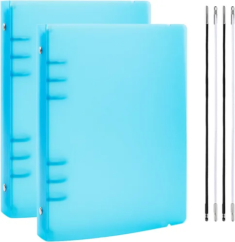 Vista 21 de BAOFALI 10PCS A5 Size Dividers for 6 Ring Binder,with Reinforced Edge and 10 Tabs,Paper Index Divider Category Page Tab Indexing Cards Die and Stamp
