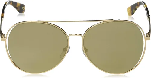 Vista 2 de Gafas de sol Marc Jacobs 328 FS 0SCL amarillo HavanaUe gris marfil espejo
