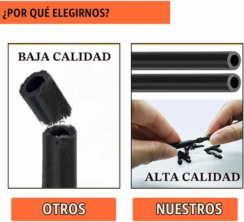 Vista 4 de Manguera universal de líquido de lavadora de 13 pies con 30 conectores de manguera, kit de manguera para limpiaparabrisas de automóvil
