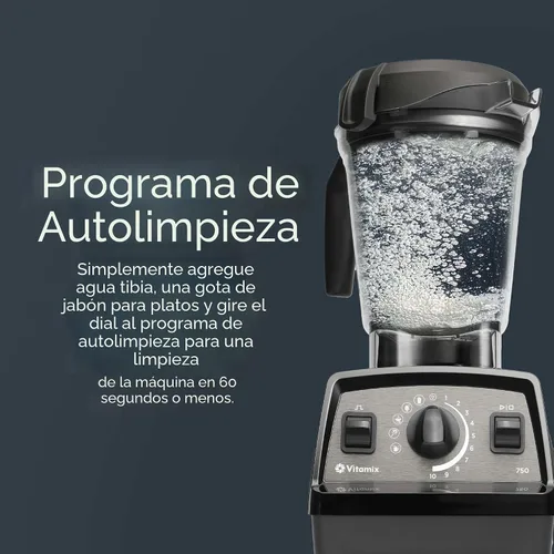 Vista 5 de Vitamix Licuadora de la serie Propel 750 con cuatro programas de mezcla, programa auto-limpiante, licuadora de grado profesional para batidos, sopas