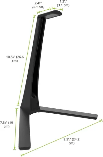 Vista 4 de Kanto Soporte universal para auriculares H3 Negro